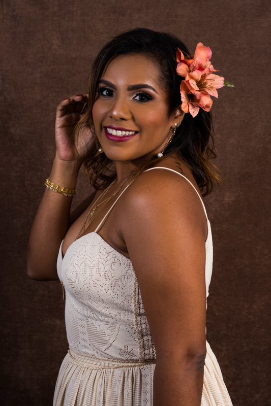 Retratos com Flores<br>Romântico - feminino 1