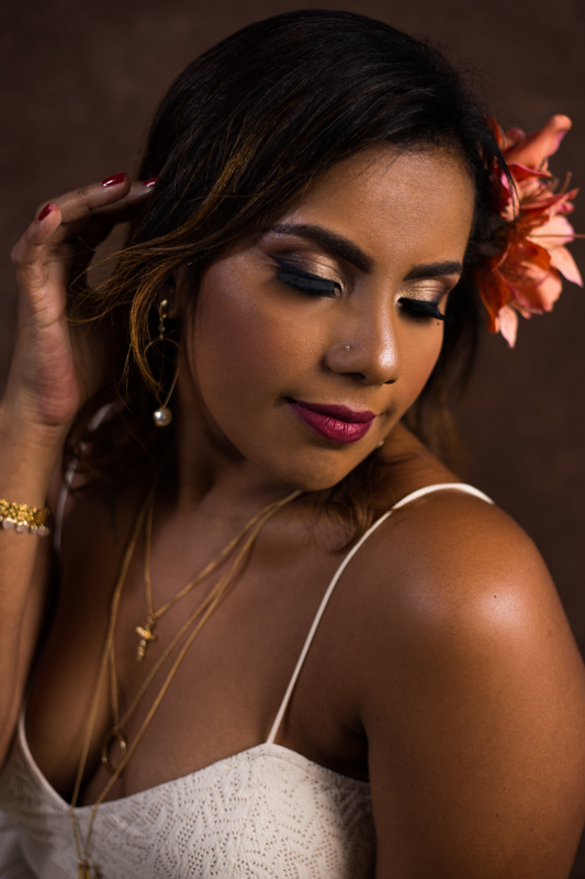 Retratos com Flores Romântico - feminino 4