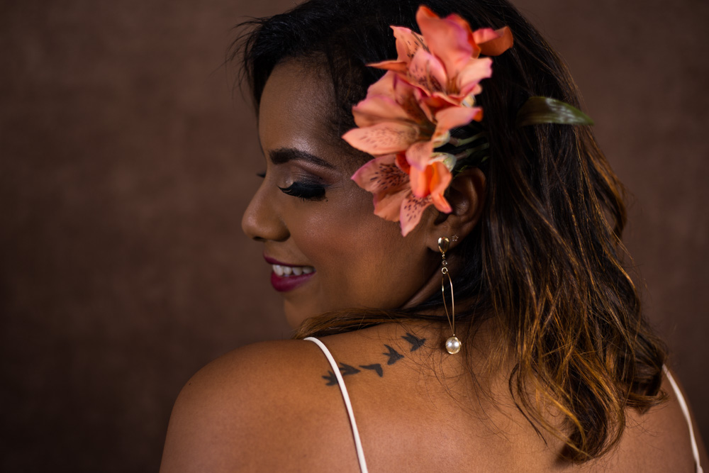 Retratos com Flores<br>Romântico - feminino 6