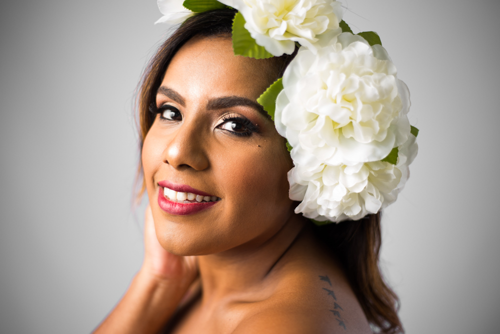 Retratos com Flores<br>Romântico - feminino 8