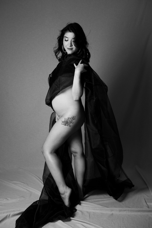 Ensaio Maternidade<br>Elegante e Feminino - gestante 1