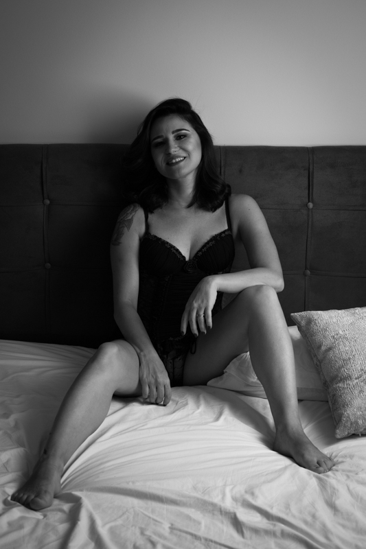 Boudoir Lingerie Preta - sensual 12