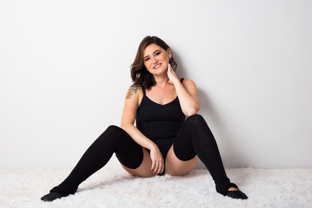 Boudoir Lingerie Preta - sensual 8